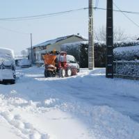 Deneigement de la chaussée