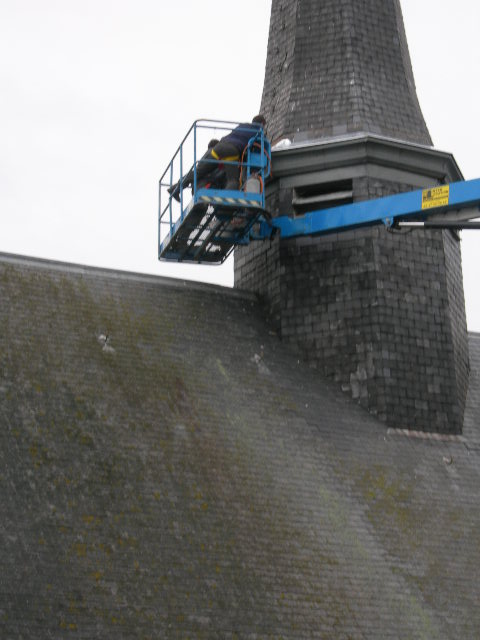 Travaux sur clocher église 2